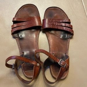 The Poet - Gallico - Greek leather sandals 41